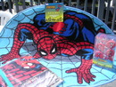 SPIDER-MAN Shower Curtain & Hooks & Bath Mat Rug