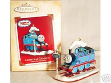 2004 Hallmark~THOMAS TANK ENGINE~TRAIN ~Christmas Crossing Ornament