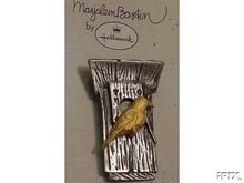 Marjolein Bastin BIRDHOUSE PIN Pewter Hallmark