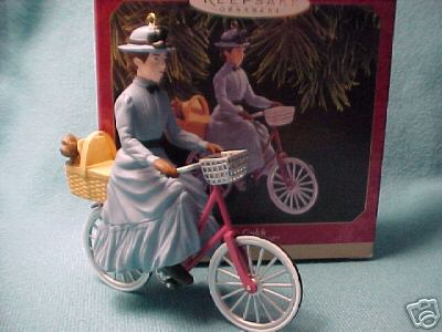 MISS GULCH & Toto Wizard of Oz Ornament Hallmark 1997