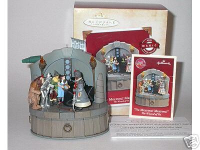 I'M MELTING 2004 WIZARD OF OZ MAGIC Hallmark Ornament