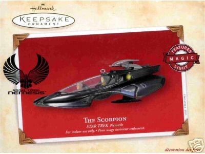 SCORPION Star Trek NEMESIS 2003 Hallmark Ornament