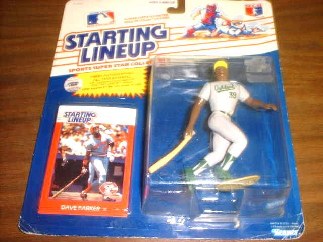 1988 Dave Parker A's Reds Rookie STARTING LINEUP Figure