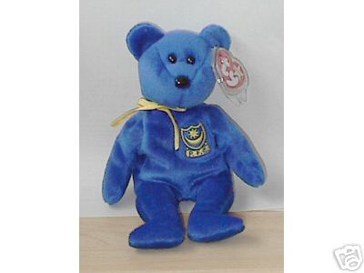 POMPEY* Ty Bear Beanie Baby UK Exclusive