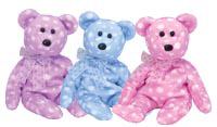 Ty *TOAST * FIZZ & BUBBLY* Trio Beanie Babies