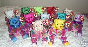 Ty BIRTHDAY Beanie Babies Set of All 12