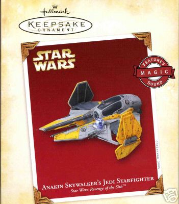 Anakin Skywalker's Jedi Starfighter~Star Wars Hallmark 2005