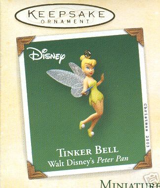 TINKER BELL Hallmark 2003 Miniature Ornament