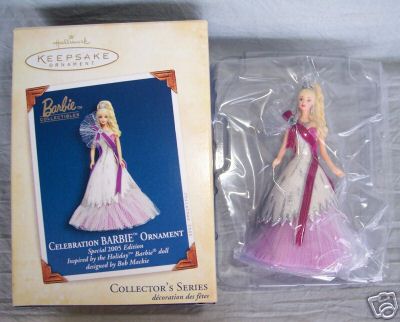 Celebration BARBIE~SPECIAL 2005 Ed. Hallmark Ornament ~Bob Mackie