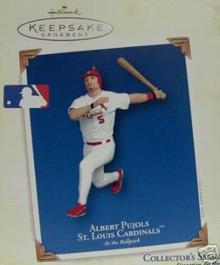 Hallmark 2005 Baseball ALBERT PUJOLS St. Louis Cardinal Ornament