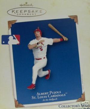 Hallmark 2005 Baseball ALBERT PUJOLS St. Louis Cardinal Ornament