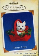 PUPPY LOVE #15 Hallmark 2005 Christmas Ornament WESTIE Dog