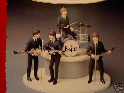BEATLES Gift Set Hallmark 1994 Ornaments
