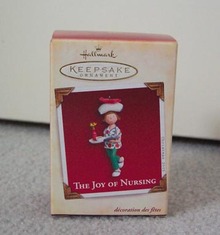 THE JOY OF NURSING NURSE ORNAMENT Hallmark 2005