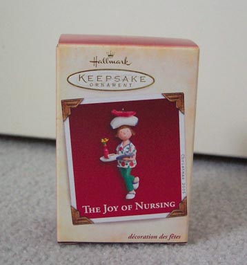 THE JOY OF NURSING NURSE ORNAMENT Hallmark 2005