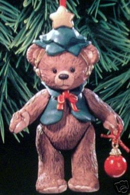GIFT BEARERS #1 Porcelain Bear Hallmark Ornament 1999