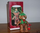 GIFT BEARERS #1 Porcelain Bear Hallmark Ornament 1999
