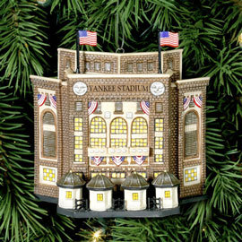 YANKEE STADIUM Lighted Ornament Department 56 New York