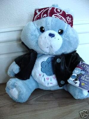 Care Bears BIKER GRUMPY Leather Jacket NEW!