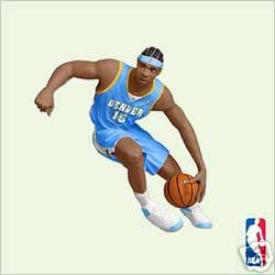 CARMELO ANTHONY NBA Nuggets Hallmark 2005 Ornament