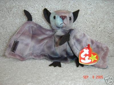 TY Batty Ty-dye Bat Halloween Beanie Baby