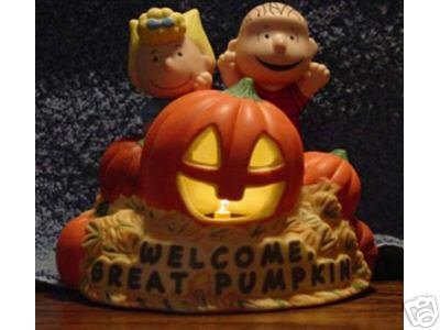 Peanuts The Great Pumpkin LIGHTED Figurine Numbered Ed. Hallmark