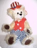 TY Attic Treasures UNCLE SAM Bear Gorgeous Plush!