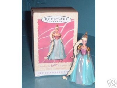 Rapunzel BARBIE 1st in the Children's Collector Series Hallmark Ornament 1997
