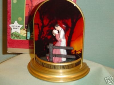 New! Gone With the Wind FAREWELL SCENE Scarlett/Rhett Hallmark Ornament 2001