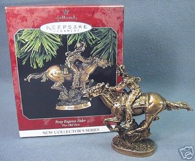 Hallmark 1998 Pony Express Rider The Old West 1st #1