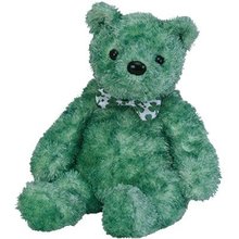 LUCK-e TY Store Exclusive Beanie Baby Bear~New~Shamrock~St Patrick's Day