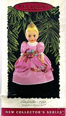 HALLMARK 1996 Madame Alexander #1 CINDERELLA Ornament