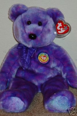 Ty CLUBBY IV 4 Beanie Bear Buddy Plush
