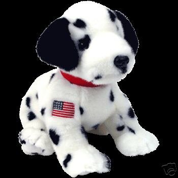 RESCUE the 9-11 Dalmation TY American Plush Beanie BUDDY