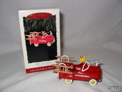 Murray Fire Truck~1995 Hallmark Pedal Car Ornament~#2 Kiddie car Classics