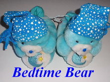 Care Bears Blue BEDTIME Bear Toddler Slippers Sz M or L