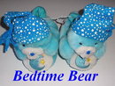 Care Bears Blue BEDTIME Bear Toddler Slippers Sz M or L