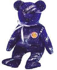 ASTRA Ty Beanie Baby Bear BEANIE OF THE MONTH