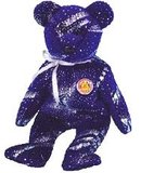 ASTRA Ty Beanie Baby Bear BEANIE OF THE MONTH