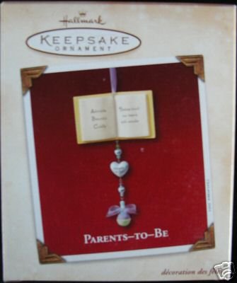 PARENTS TO BE Hallmark PORCELAIN Ornament 2003