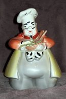 AUTHENTIC Regal China French SALAD CHEF Cookie Jar Vintage