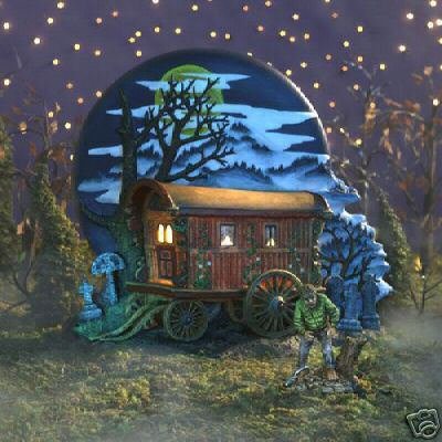 Deptartment 56 The Wolf Man - The Wolf Man's Curse~Set of 2 Halloween~Dept 56