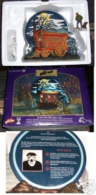 Deptartment 56 The Wolf Man - The Wolf Man's Curse~Set of 2 Halloween~Dept 56