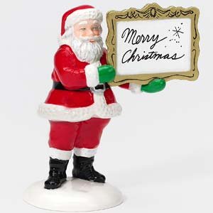 Deptartment 56 Village Santa Sign - Village Accessories