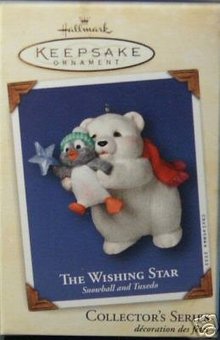 Snowball &Tuxedo~Wishing Star~#2 Hallmark 2002 Ornament