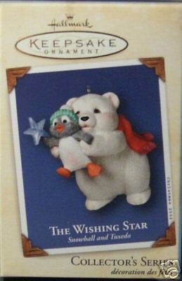 Snowball &Tuxedo~Wishing Star~#2 Hallmark 2002 Ornament