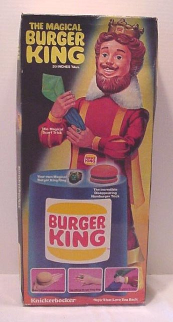 Knickerbocker Magical BURGER KING Doll ~1980 in box~Vintage Toy