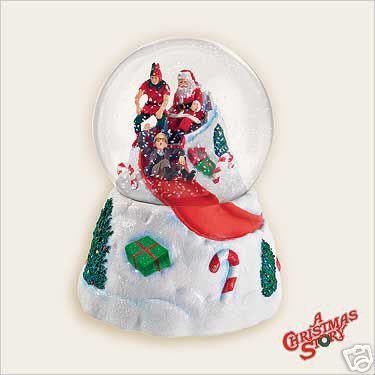 2006 Hallmark Snow Globe A CHRISTMAS STORY with SOUND! Snowglobe