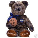 Ty Midwest Airlines CHOCOLATE CHIP Beanie Baby Bear