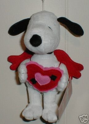 VALENTINE SNOOPY New Plush Dog~Peanuts~Hallmark
